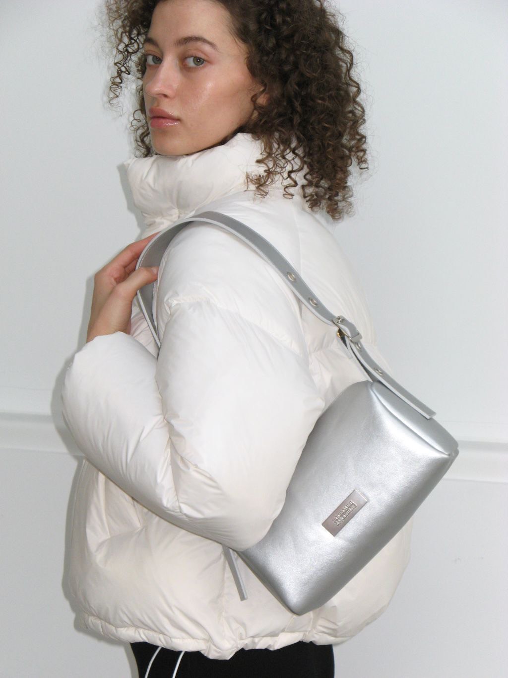 ハンドバッグ ROCKCAKE Square Leather Belt Shoulder Bag 4BNY330 ROCK CAKE】Square Leather Belt Shoulder Bag | OUR BRAND,ROCK