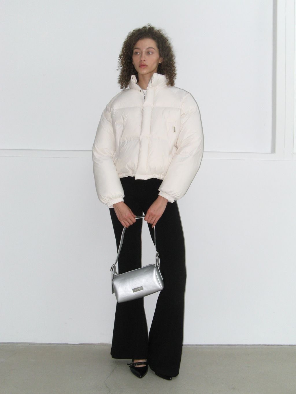 トートバッグ ROCKCAKE Square Leather Belt Shoulder Bag Ivory RC24BG00700 ROCK CAKE】Square Leather Belt Shoulder Bag | OUR BRAND,ROCK