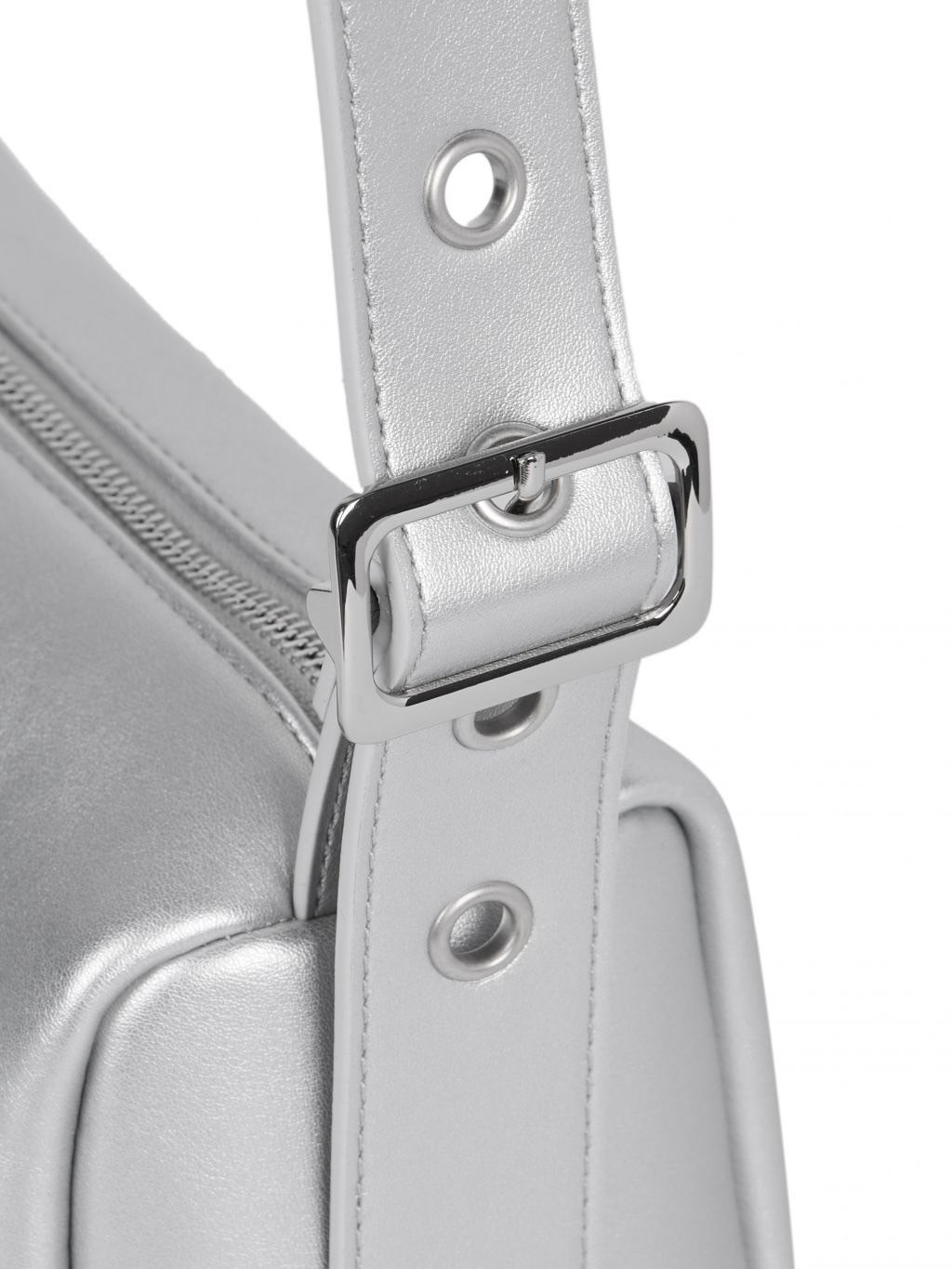 ショルダーバッグ・ポシェット ROCKCAKE Square Leather Belt Shoulder Bag Black ROCK CAKE】Square Leather Belt Shoulder Bag | OUR BRAND,ROCK