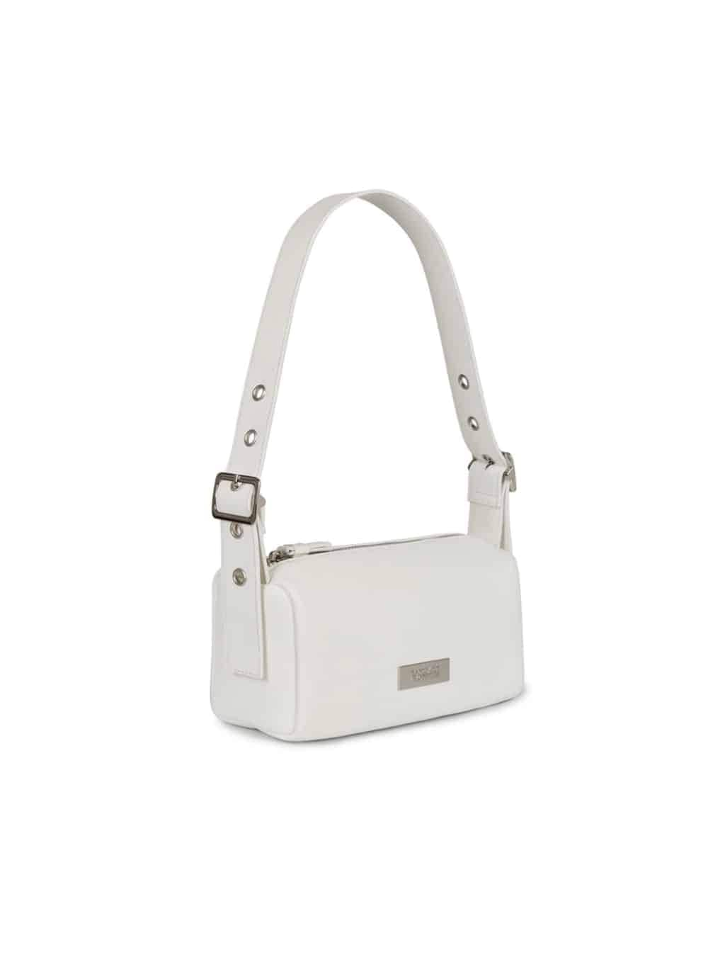 ショルダーバッグ・ポシェット ROCKCAKE Square Leather Belt Shoulder Bag Ivory ROCK CAKE】Square Leather Belt Shoulder Bag | OUR BRAND,ROCK