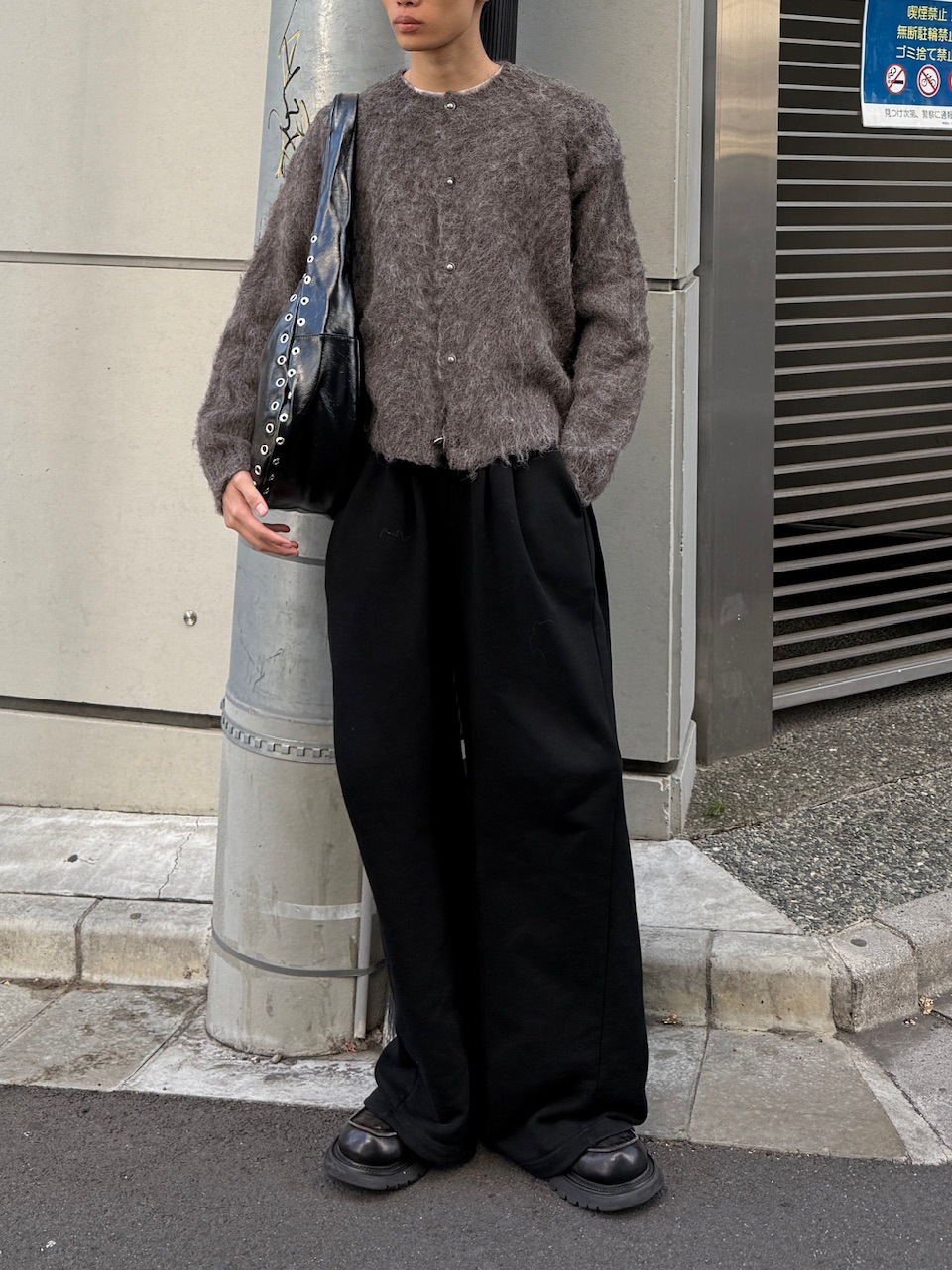 東京店WEB限定受注制【Chikashitsu +】shaggy knit cardigan