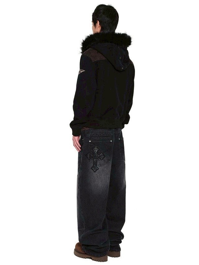 AAKAM】Fur Camo Contrast Jacket | OUR BRAND,AAKAM | PRESSING WEB SHOP