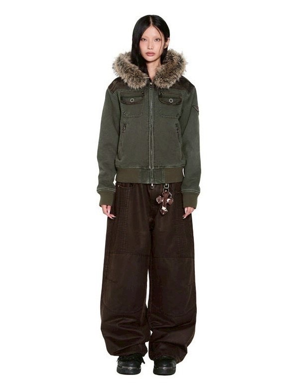 AAKAM】Fur Camo Contrast Jacket | OUR BRAND,AAKAM | PRESSING WEB SHOP