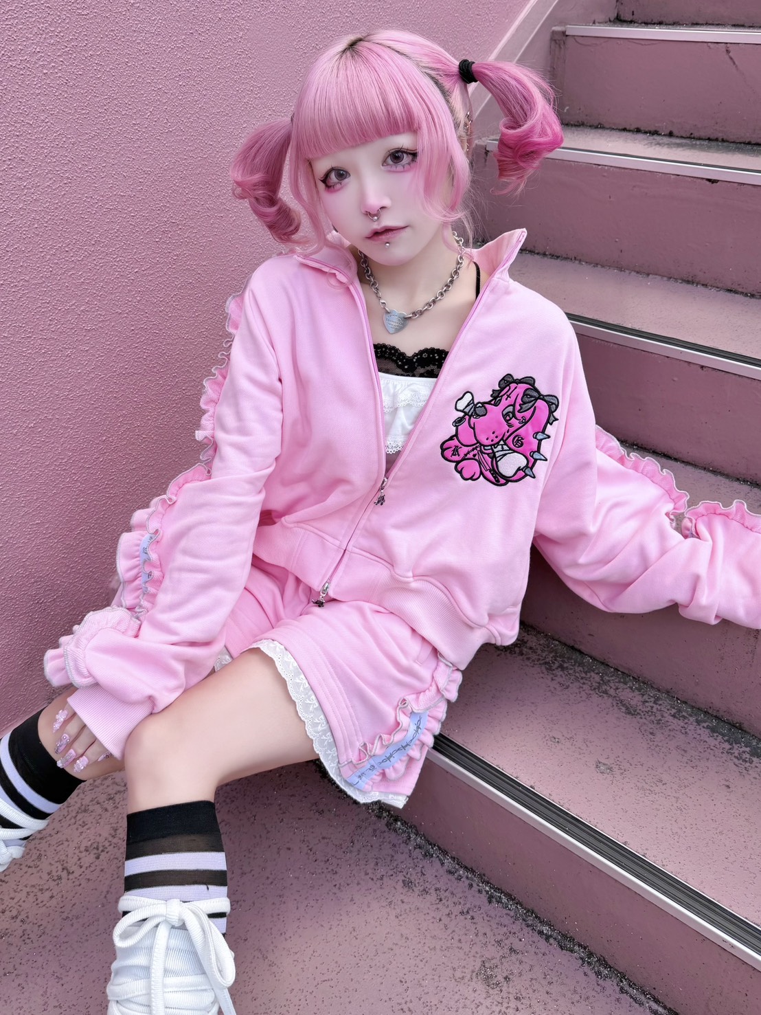 3/21 20:00 予約受付開始 【GALFY×kuua】コラボセットアップ (2color