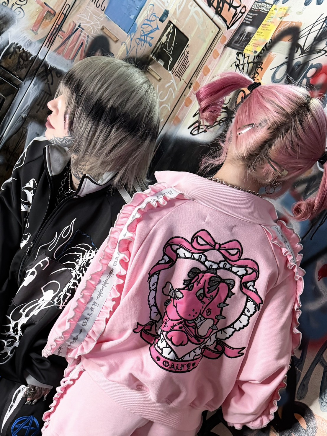 2/8 20:00発売 Pressing限定 【GALFY×kuua】コラボセットアップ