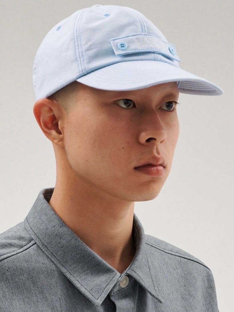 【AJOBYAJO】Logo Oxford Cap