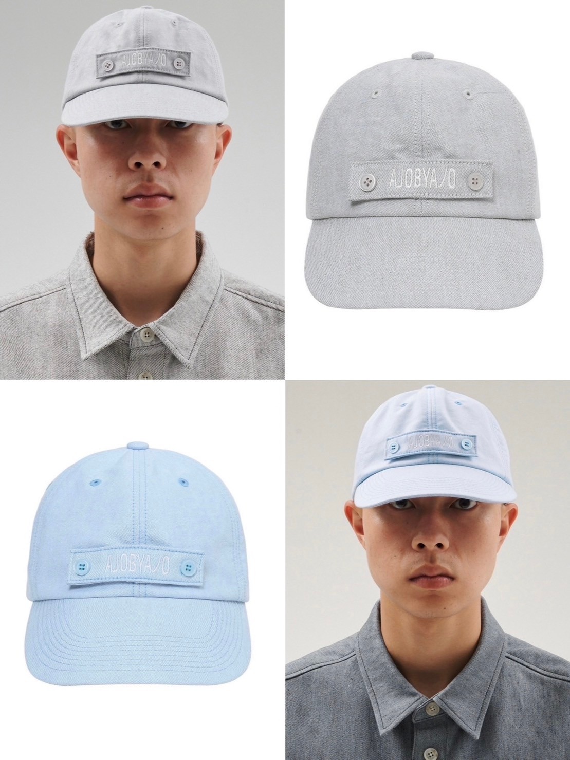 【AJOBYAJO】Logo Oxford Cap