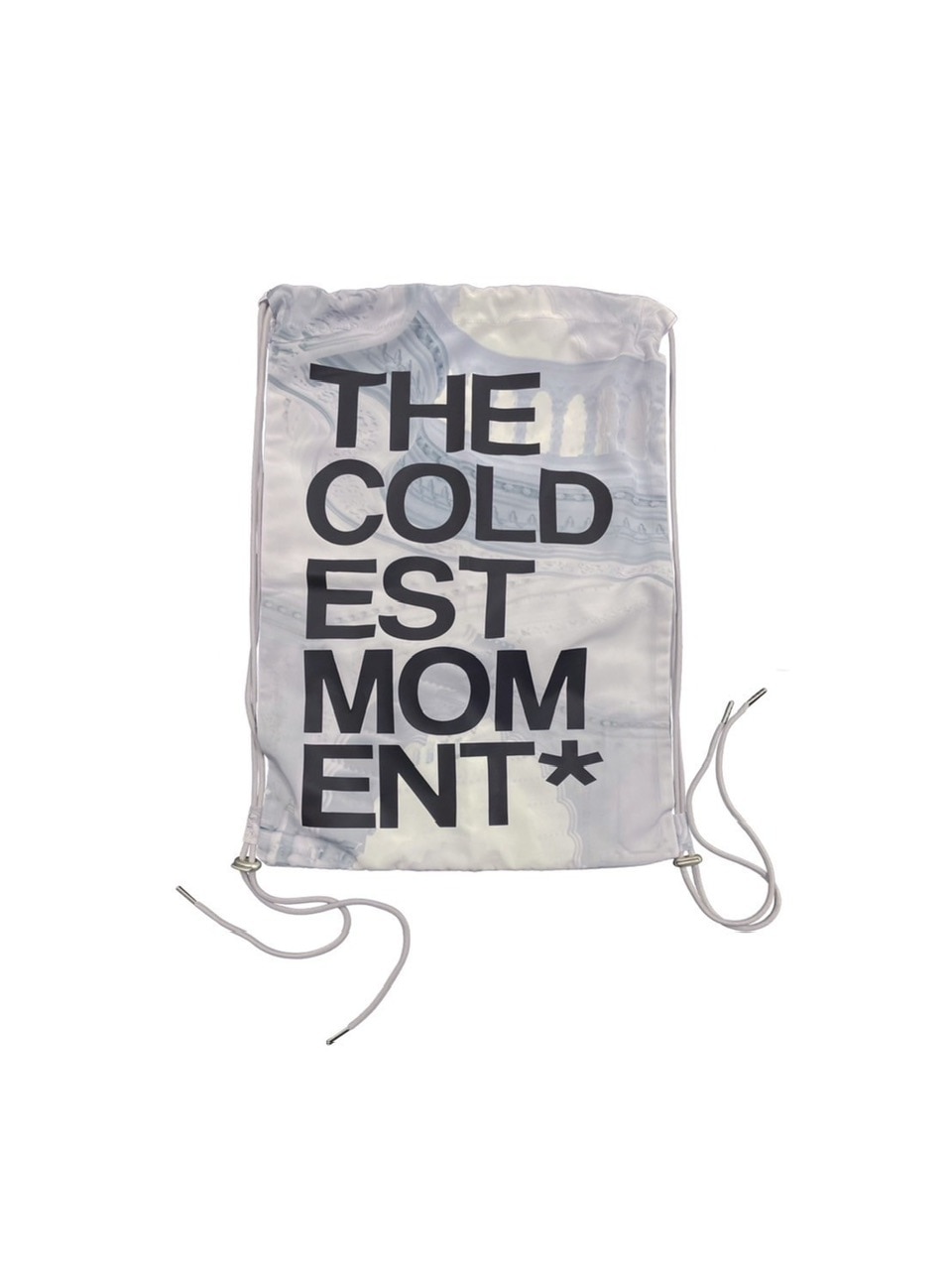THECOLDESTMOMENT dot gym sack ナップサック WEB LOGO DOT GYM SACK [BLACK] – aeae JAPAN