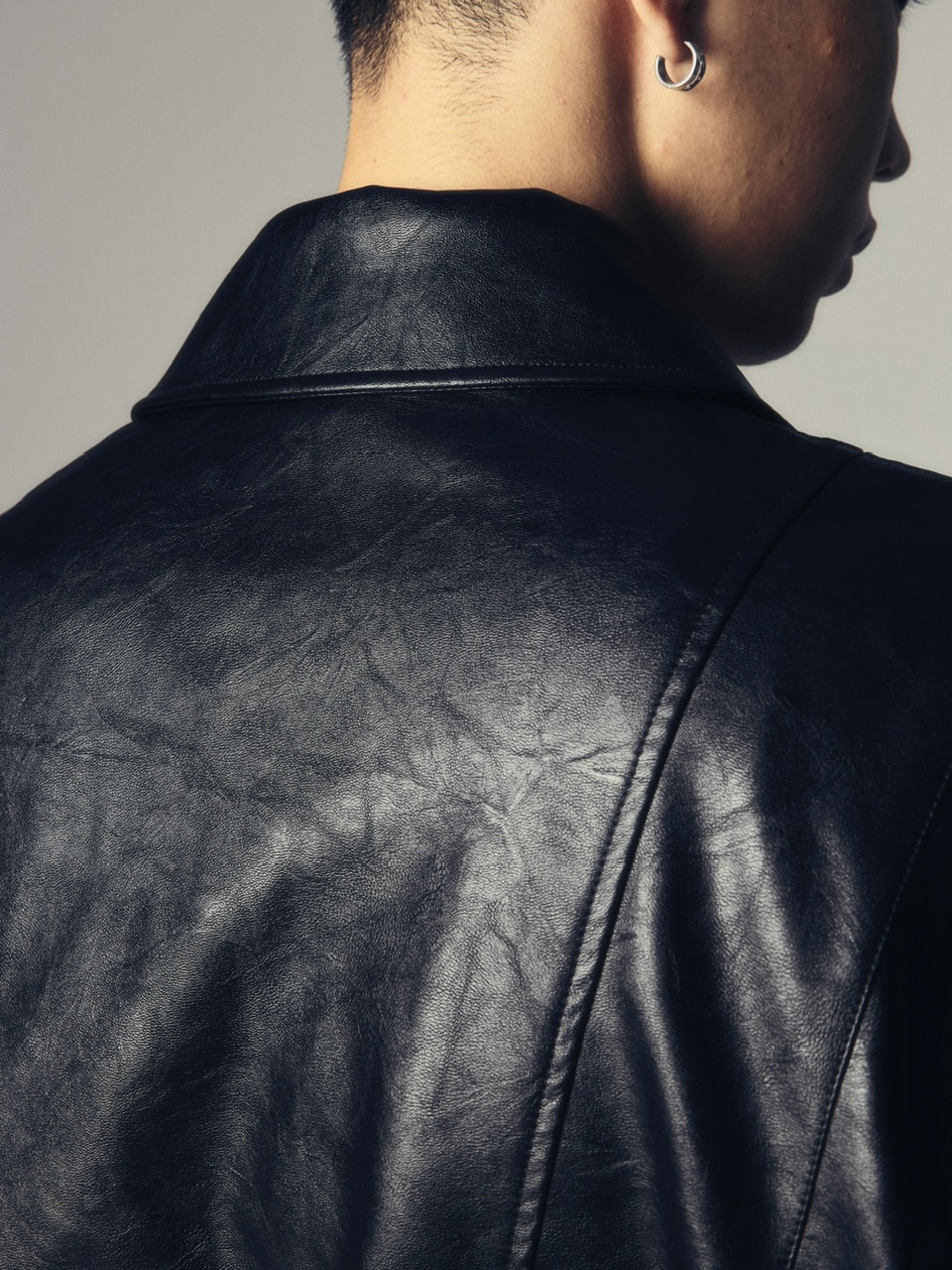 CS】multi zip faded wash blouson (black) | OUR BRAND,Chikashitsu +