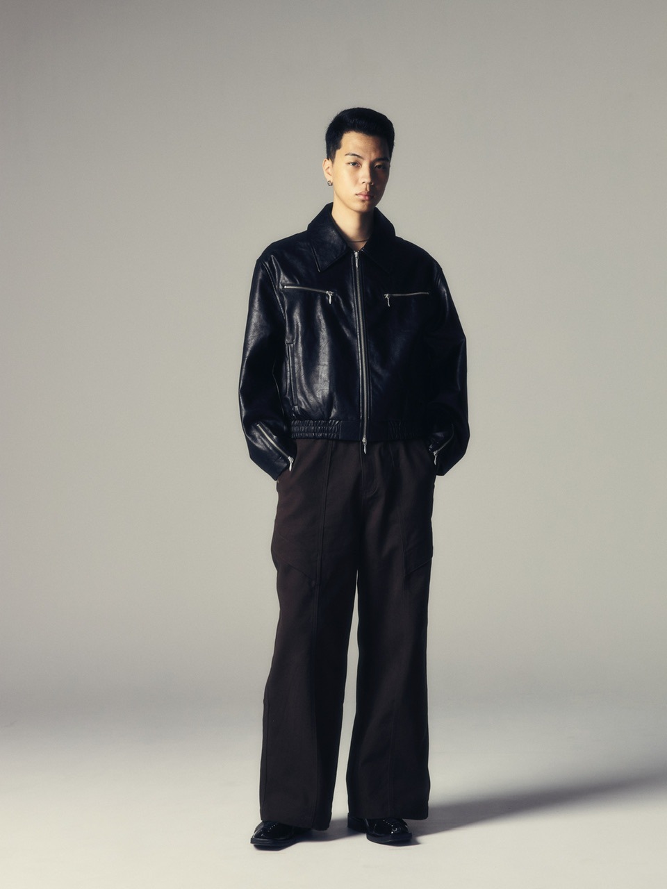 Topさま専用DOUBLE WASHED GATHERJACKET SHIPS: 〈セットアップ対応・手洗い可能〉ウォッシュド ピケ 2