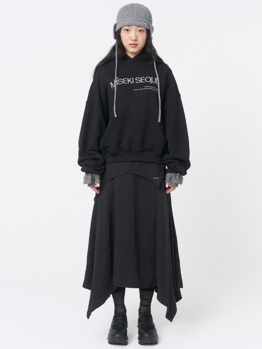 Miseki seoul】Flutter folding Skirt | OUR BRAND,Miseki seoul