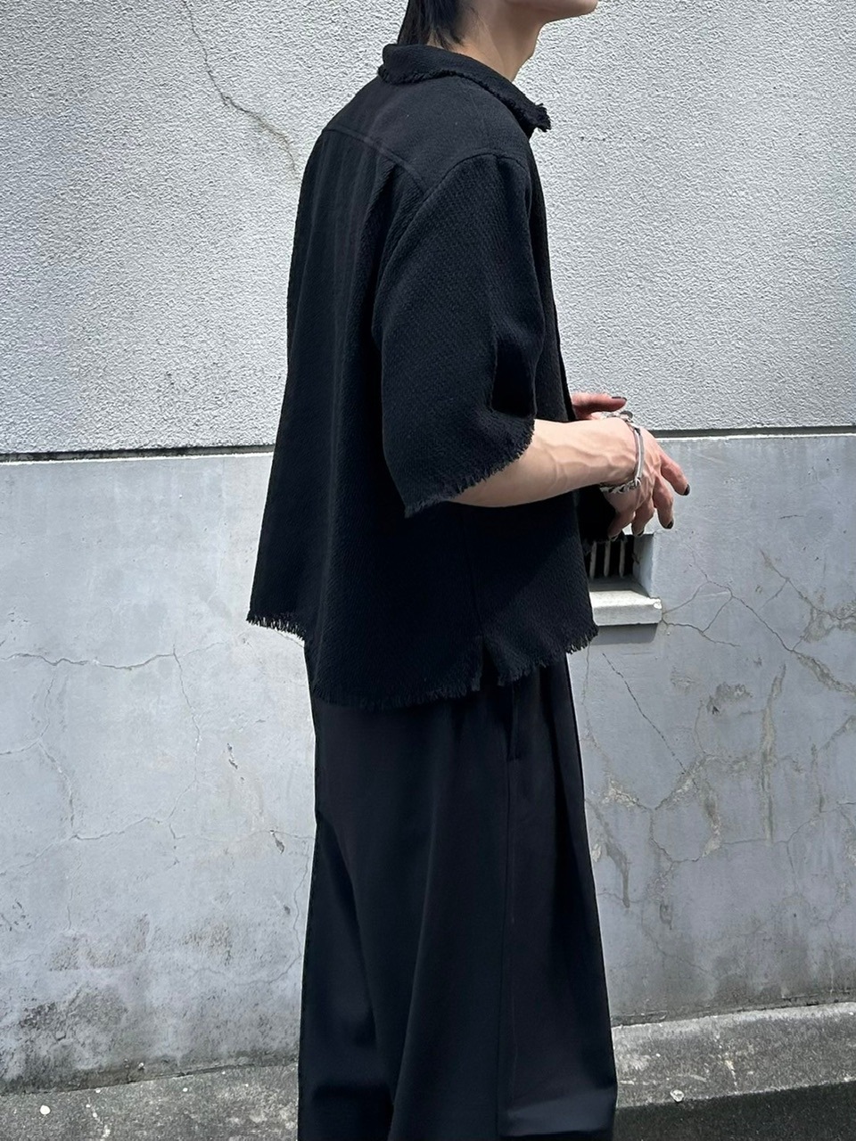 くぅꕤ*.゜ 2024aw] SEVESKIG / F-to-B Wearable Knit Tweed Cardigan