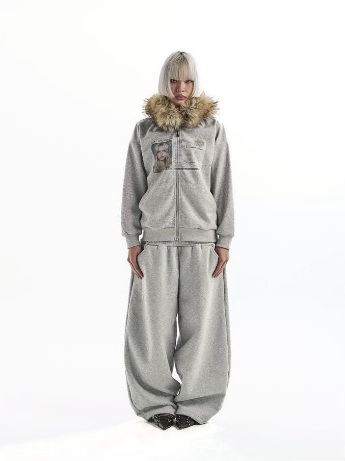 【KAIYA】id card hooded zip-up