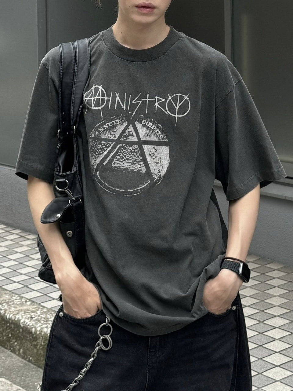 大阪店WEB限定受注制【Chikashitsu +】oversized ministry t-shirt