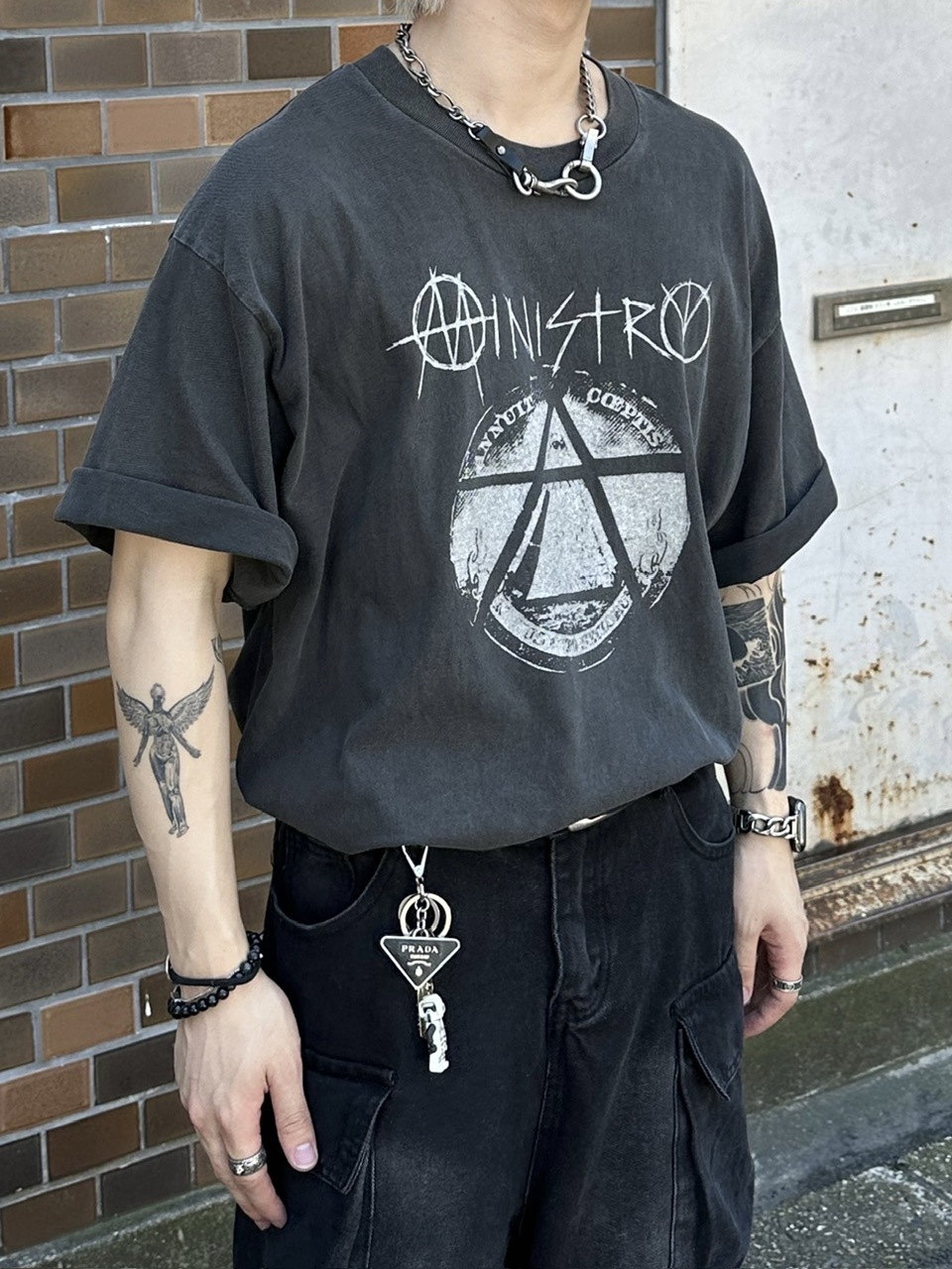 Ministry Tシャツ XL 大阪店WEB限定受注制【Chikashitsu +】oversized ministry t-shirt
