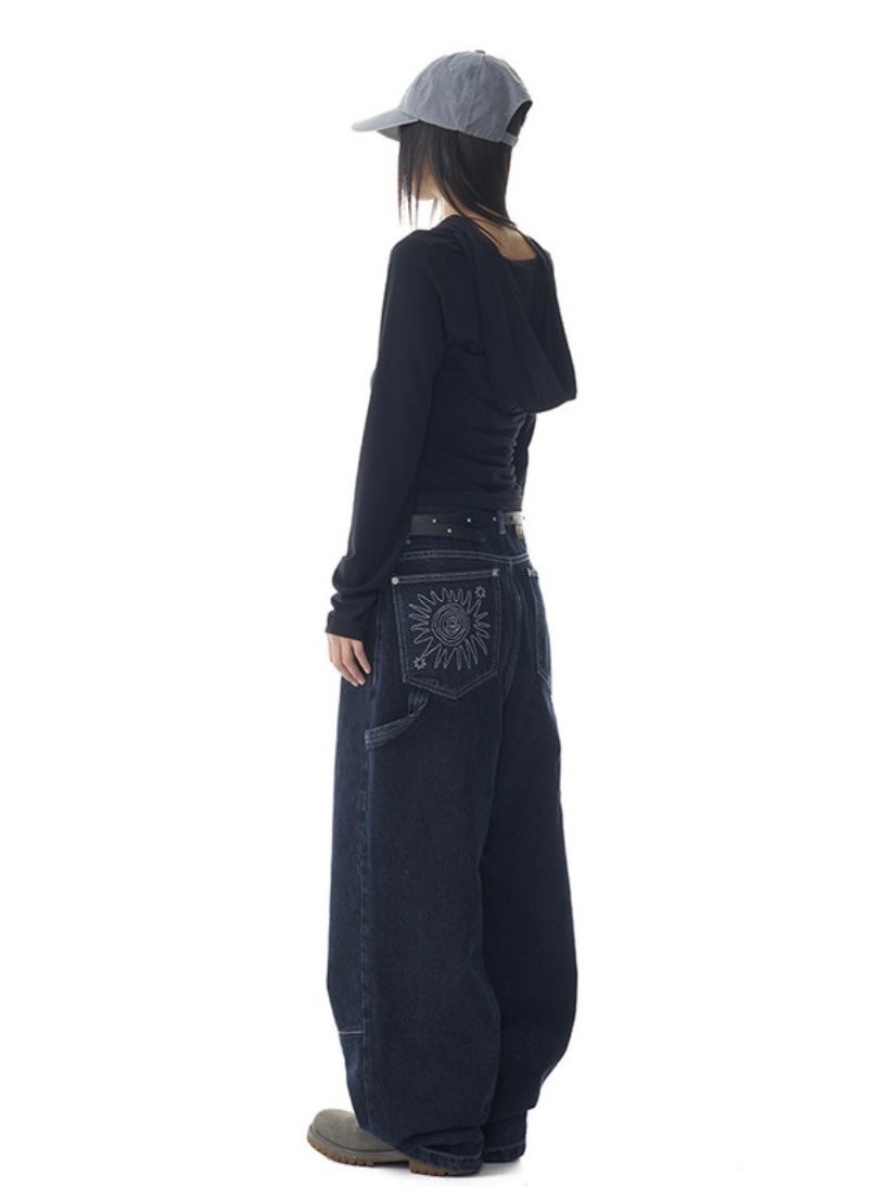 【AAKAM】Needlework Carpenter Denim Pants ★韓国人気★追跡付 AAKAM】Needlework Carpenter Denim Pants | OUR BRAND,AAKAM