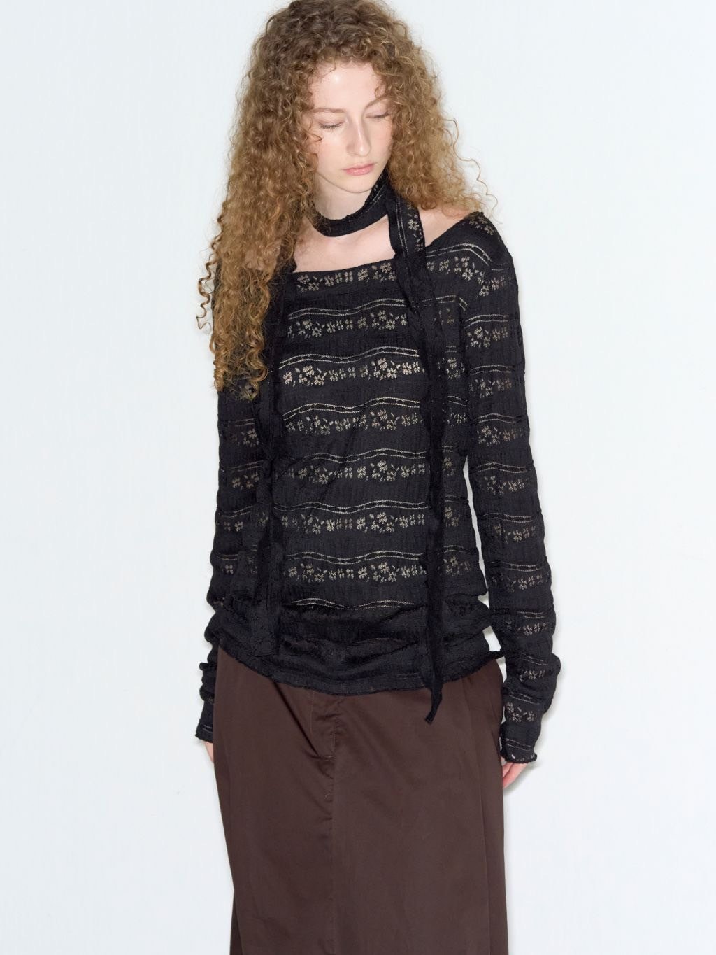 【ROCKCAKE】Pattern Punching Long sleeve Top★韓国人気★ ROCK CAKE】Pattern Punching Long sleeve | OUR BRAND,ROCK