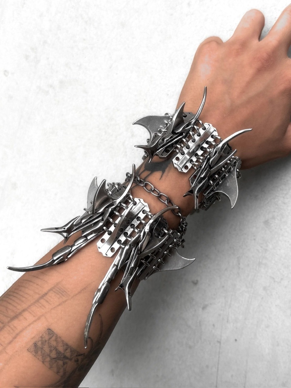 IIIMIII】Spike Armor Bracelet / 【イアミ】スパイクアーマー