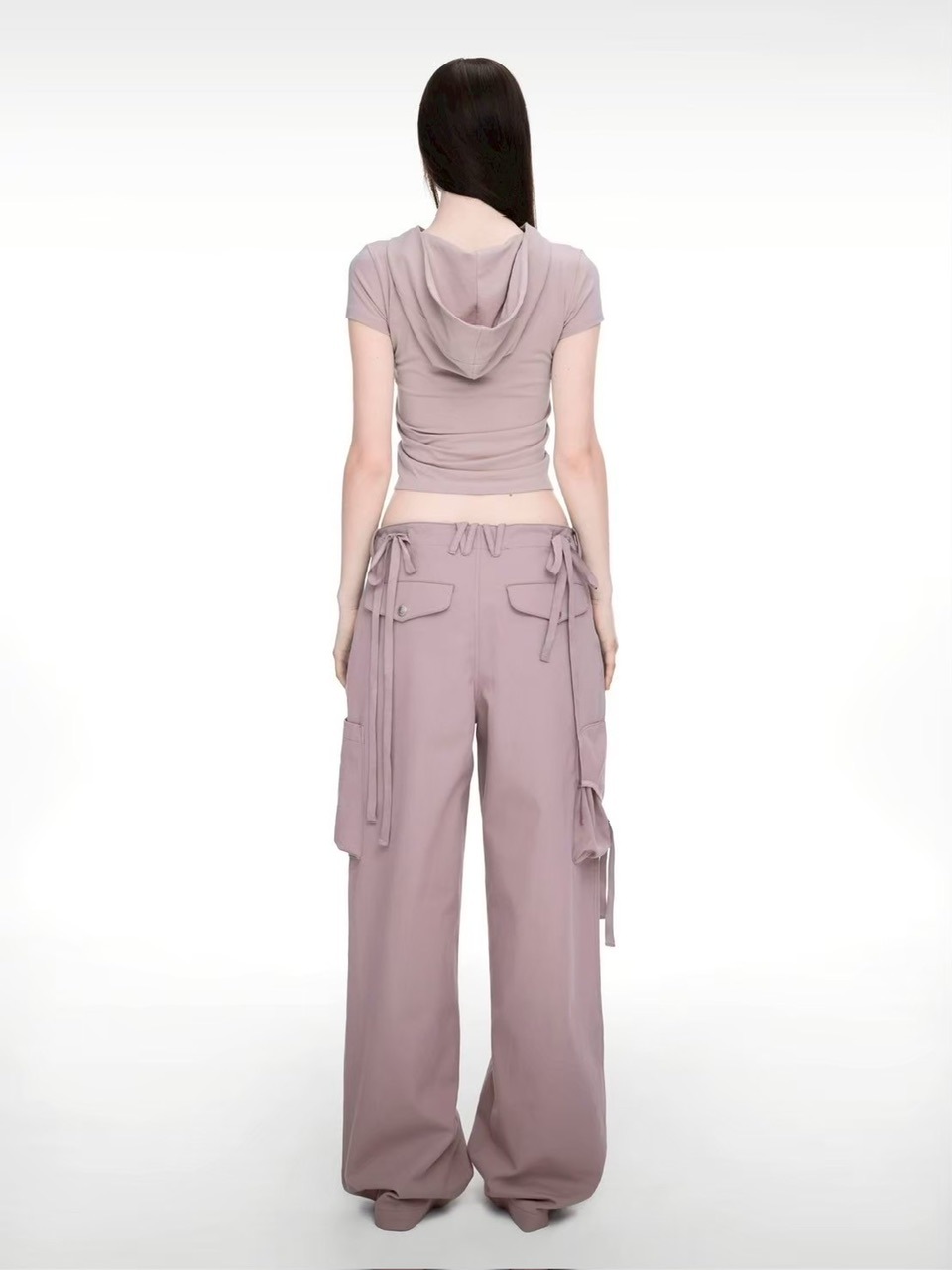 【NACHE】HEART BRAID HOODIE T-SHIRT