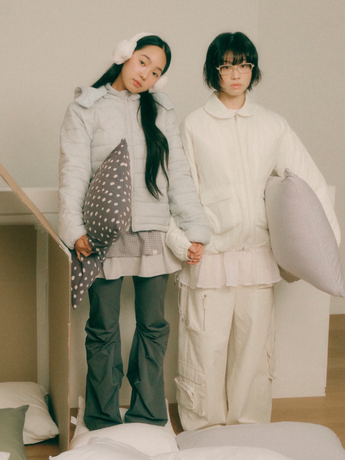 TUOMIO】WRAP SKIRT TUCKED PANTS / 【トゥオミオ】ラップスカート