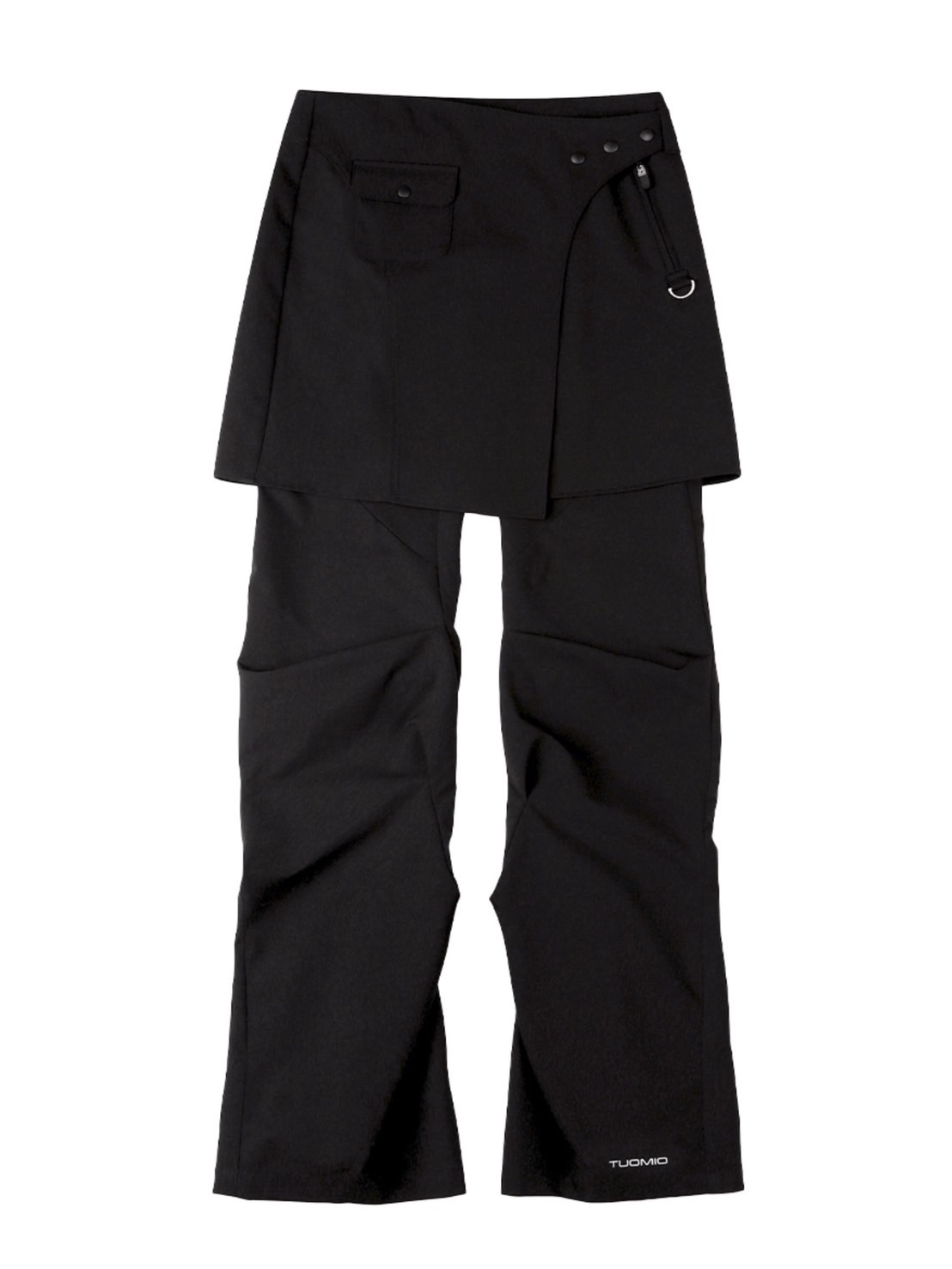 【TUOMIO】WRAP SKIRT TUCKED PANTS / 【トゥオミオ】ラップスカートタックパンツ