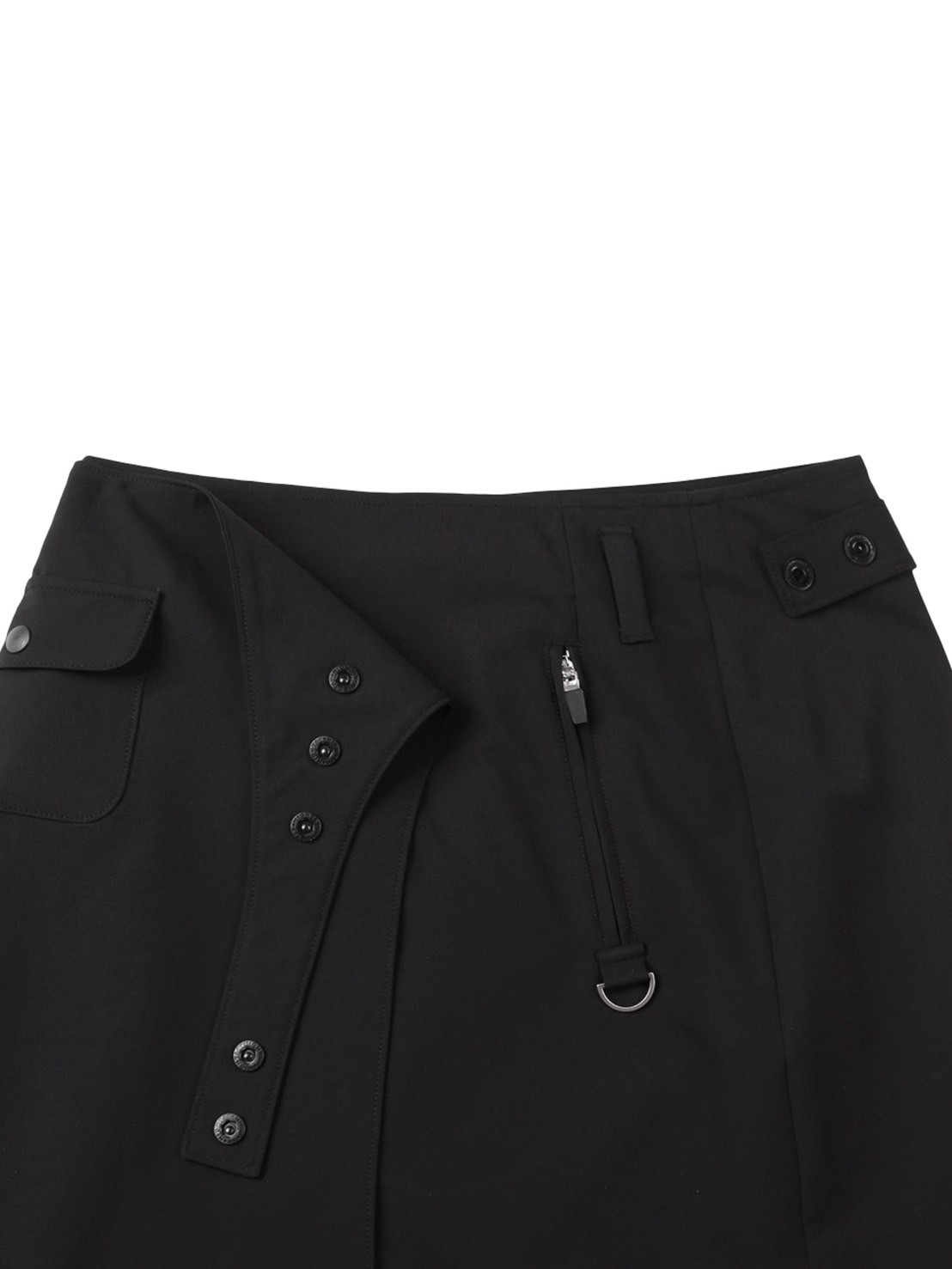 【TUOMIO】WRAP SKIRT TUCKED PANTS / 【トゥオミオ】ラップスカートタックパンツ