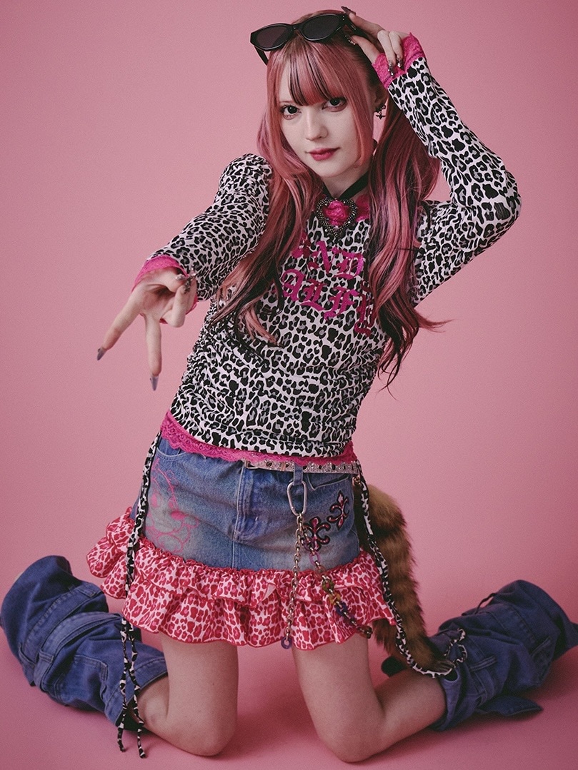 GALFY】GALちゃんフリフリSK / 【ガルフィー】レオパードフリル