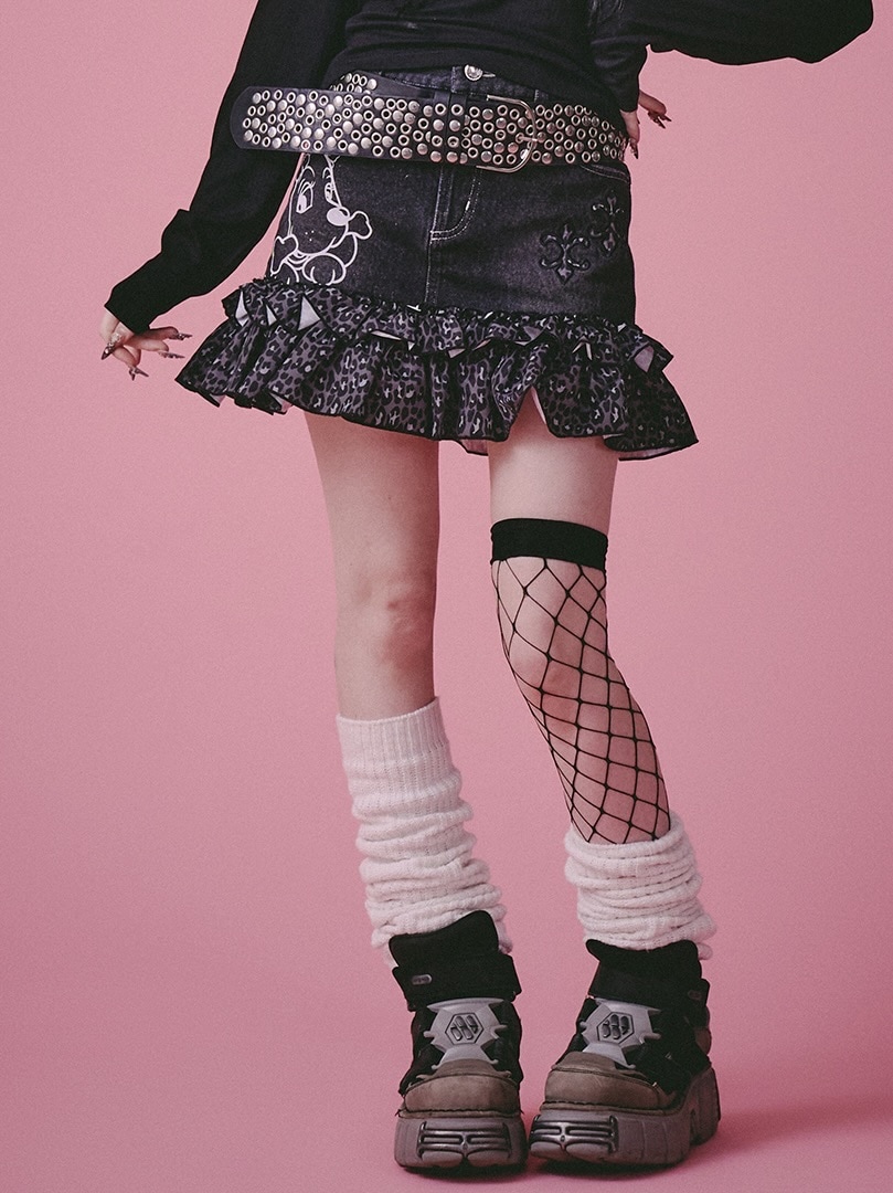 GALFY】GALちゃんフリフリSK / 【ガルフィー】レオパードフリル