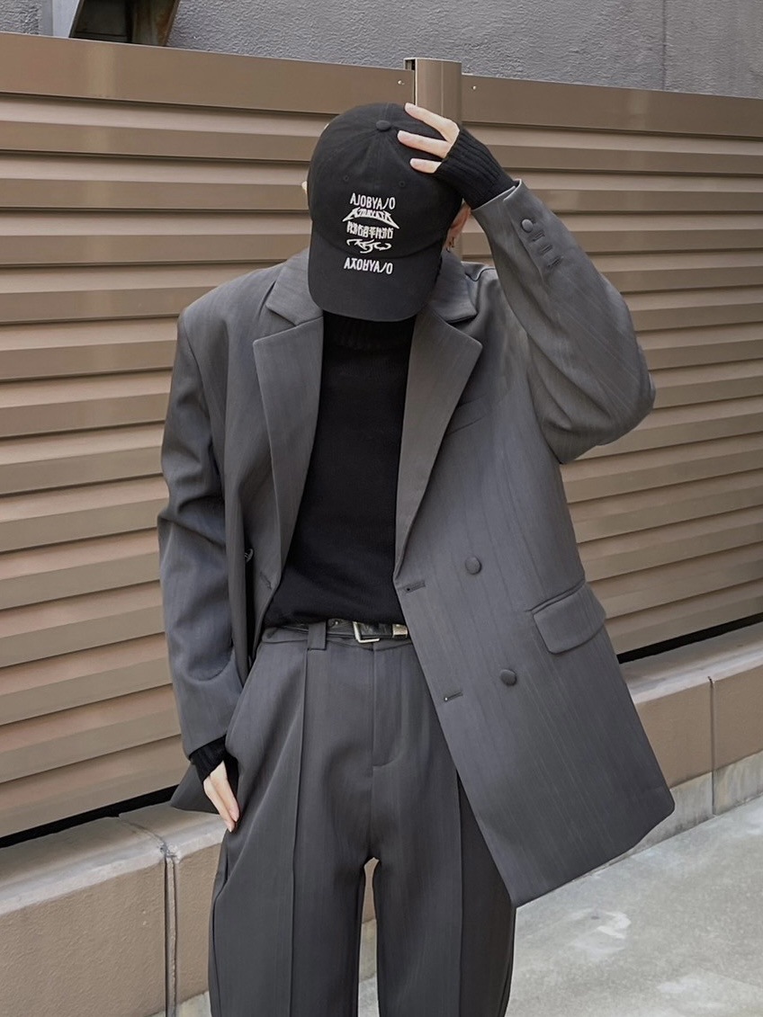 Chikashitsu +】set up double jacket (2color) | OUR BRAND