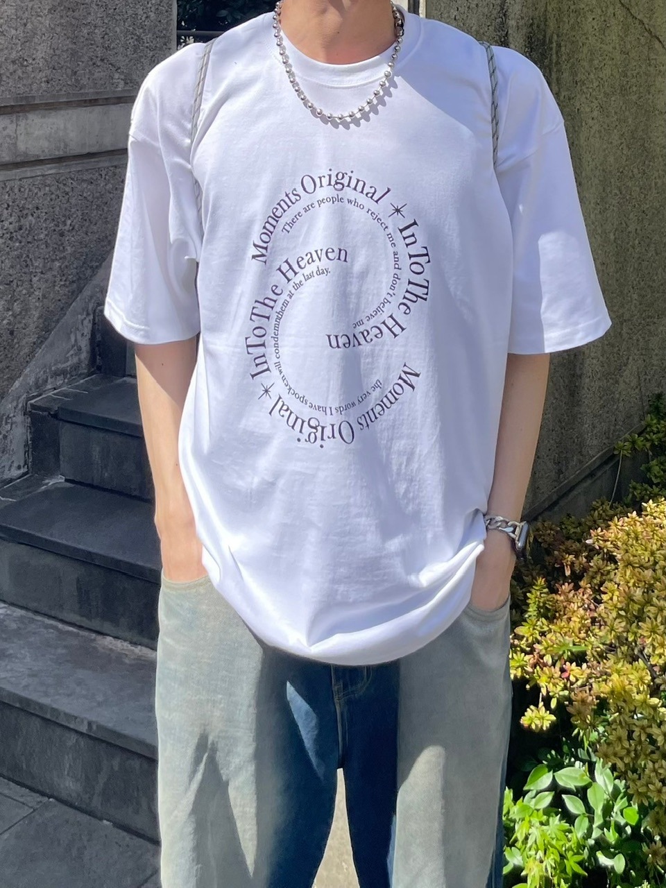 FACT ロゴプリント Tシャツ reca（レカ） 五分袖ロゴプリントTシャツ 240207 レディース トップス