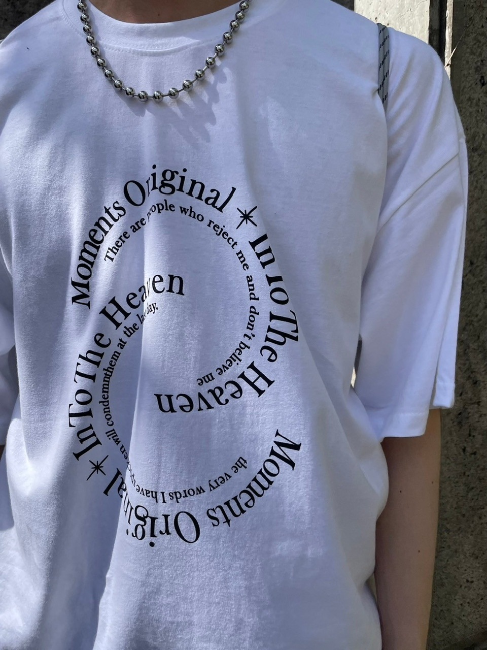 受注制【Chikashitsu +】logo graphic t-shirt 2 (3color