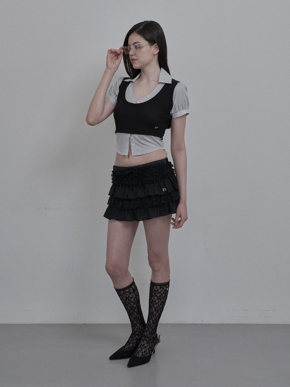 SETUP‐EXE】LAYERED GEEK SHIRT | OUR BRAND,SETUP-EXE