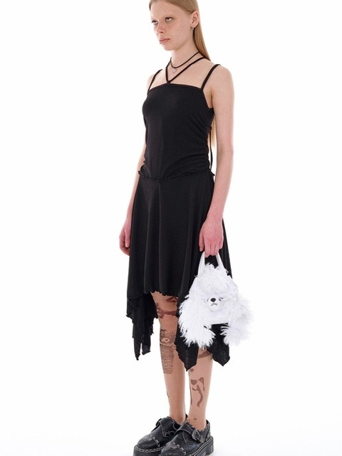 【YOUTHBATH】UNBALANCE CUT OUT DRESS