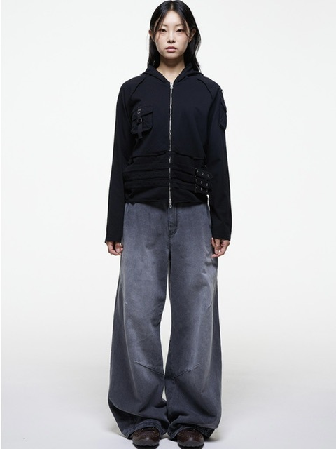 THE COLDEST MOMENT ♥ TCM vintage pocket hooded zip-up THECOLDESTMOMENT】TCM vintage pocket hooded zip-up | OUR