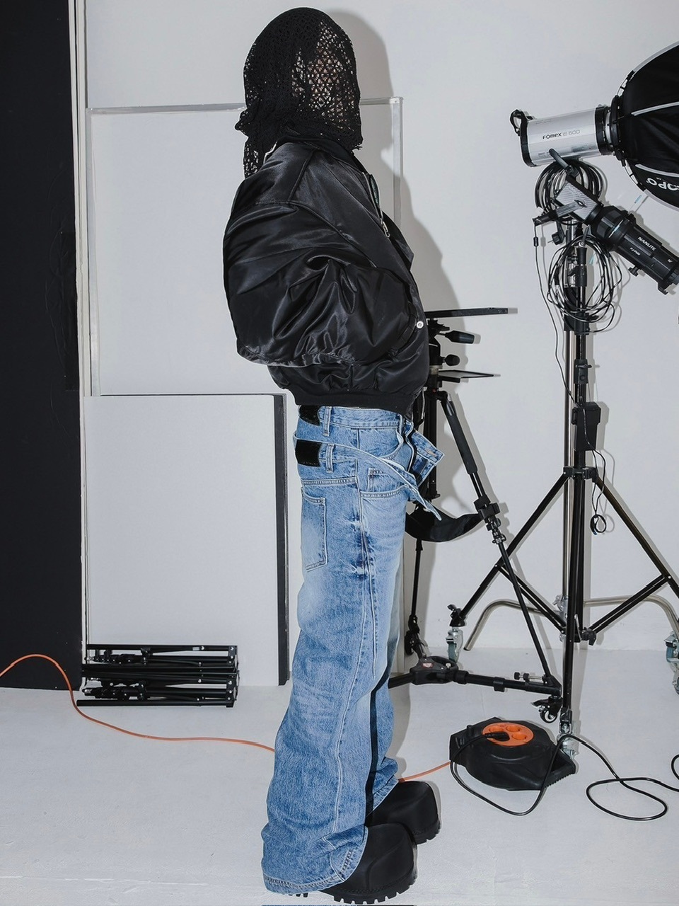 ANOTHERYOUTH】double waist jeans | OUR BRAND,ANOTHERYOUTH