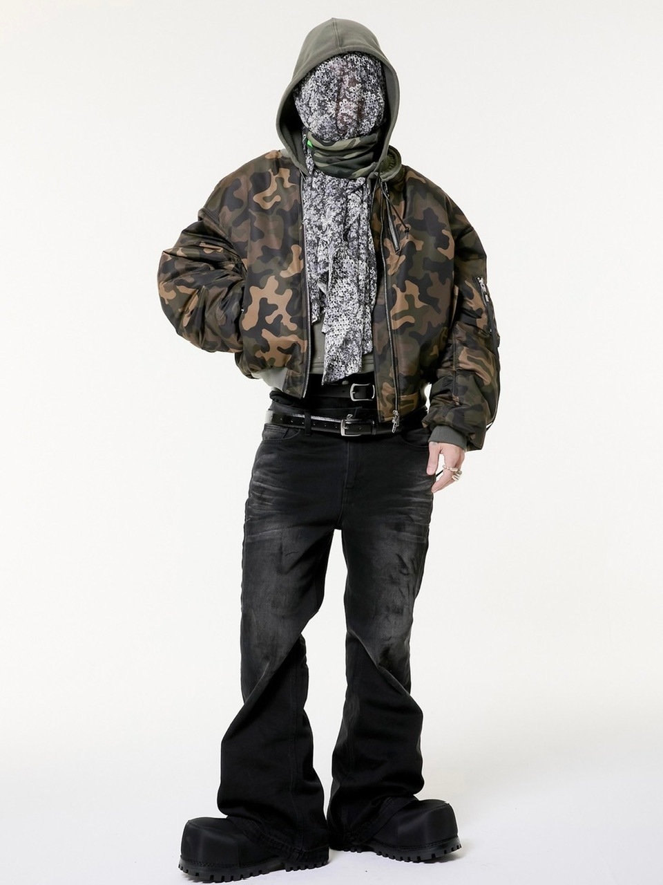 ANOTHERYOUTH】double waist jeans | OUR BRAND,ANOTHERYOUTH