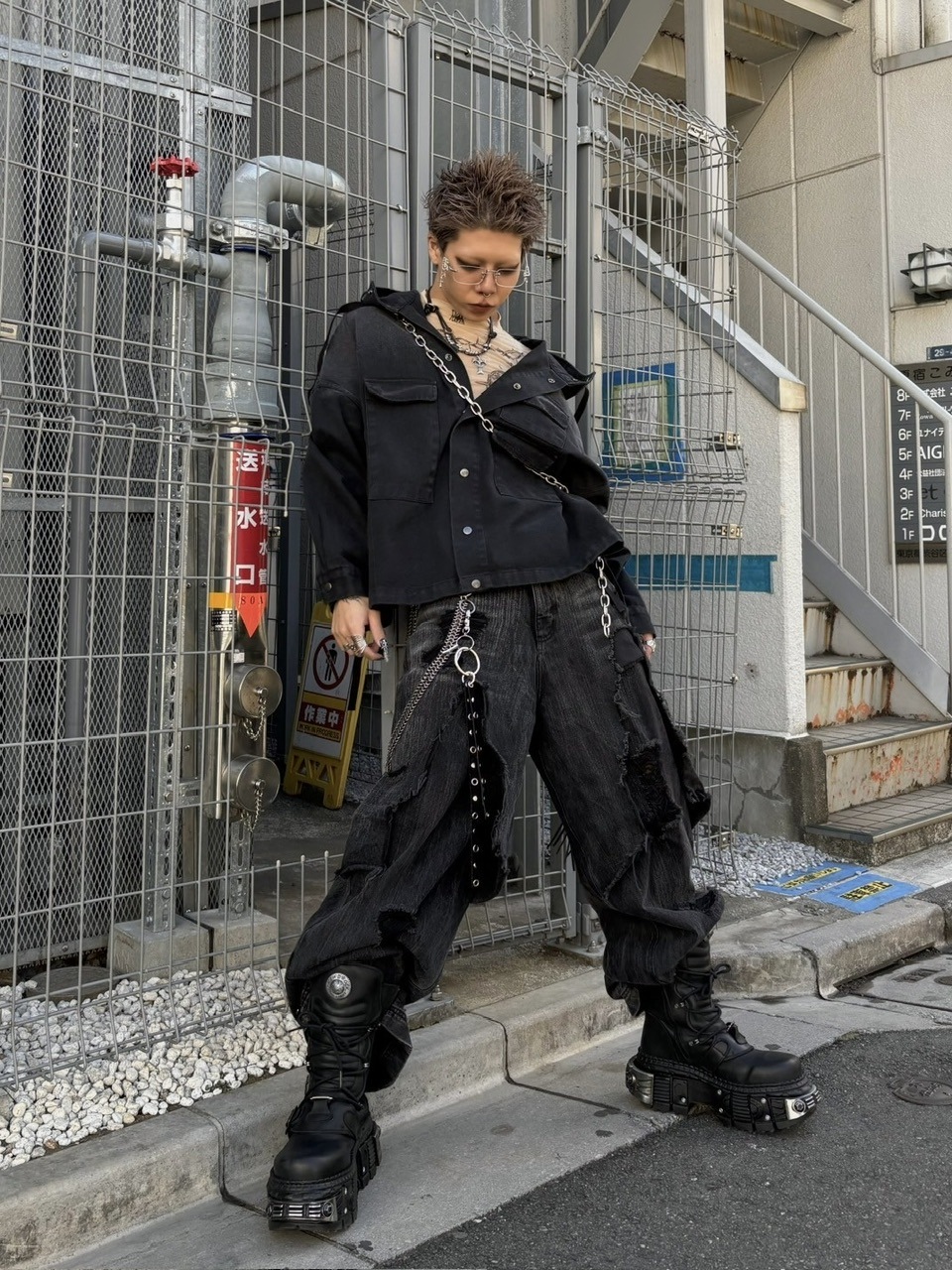 【DIG YOUR OWN GRAVE】PAILOT DENIM HOODIE