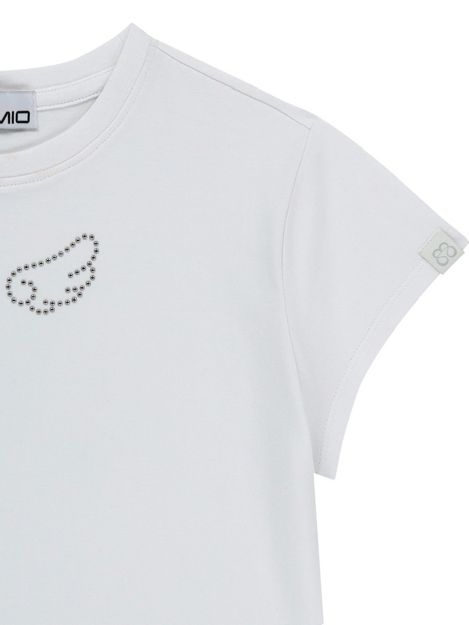 【TUOMIO】ANGEL STUD BABY T-SHIRT / 【トゥオミオ】エンジェルスタッズベイビー半袖Tシャツ