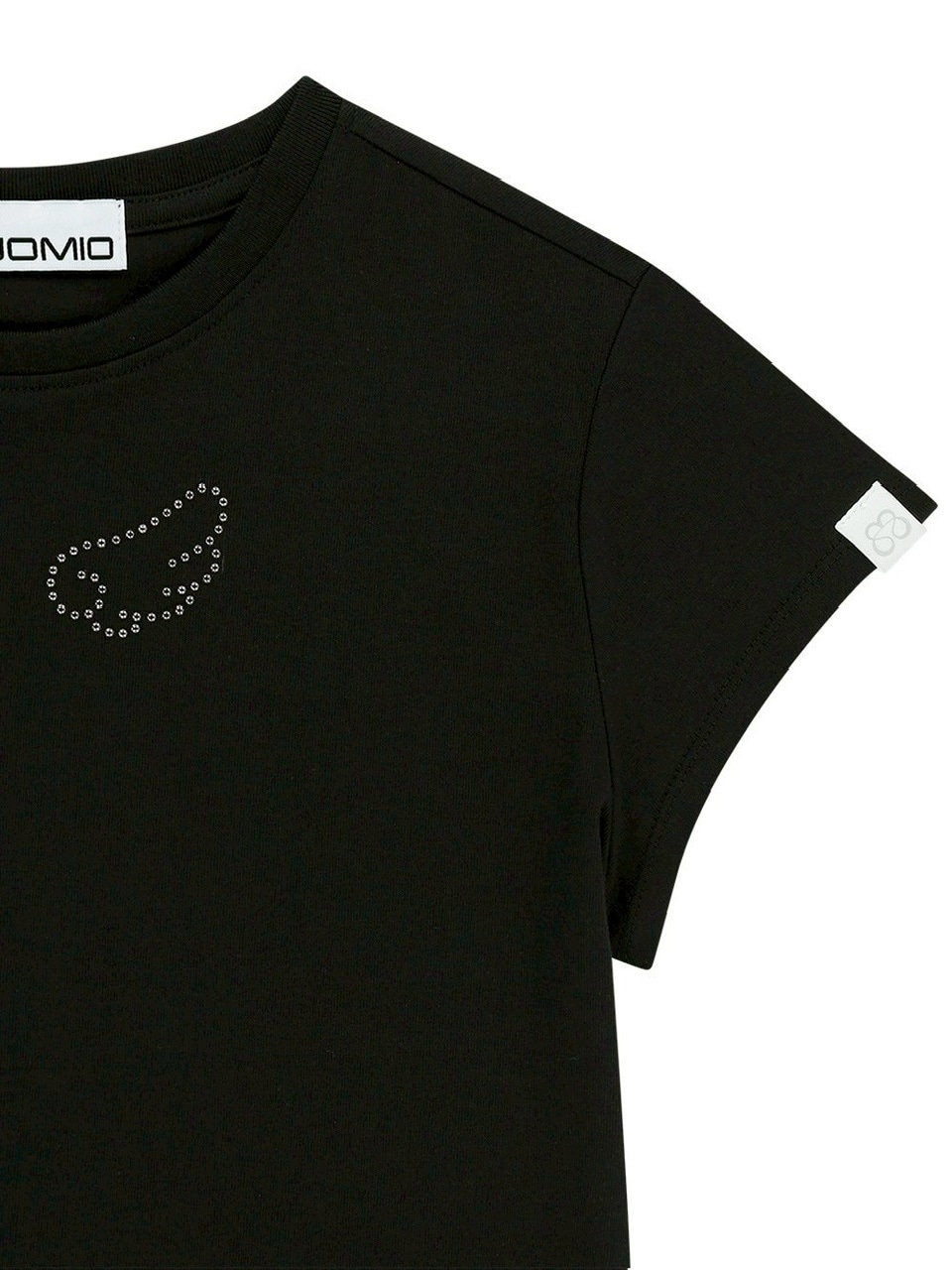 【TUOMIO】ANGEL STUD BABY T-SHIRT / 【トゥオミオ】エンジェルスタッズベイビー半袖Tシャツ