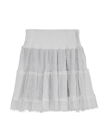 ●FLARE UP● Layered Dot Ruffle Skirt (2色) FLAREUP】Layered Dot Ruffle Skirt | OUR BRAND,FLAREUP