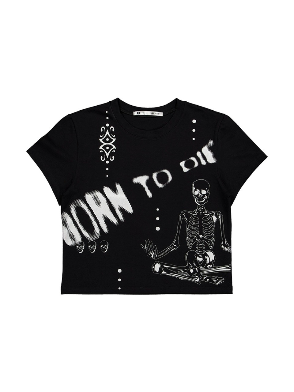 【SETUP-EXE】韓国人気★ DREAM PIERCING TOP SETUP‐EXE】BORN TO DIE TOP | OUR BRAND,SETUP-EXE | PRESSING