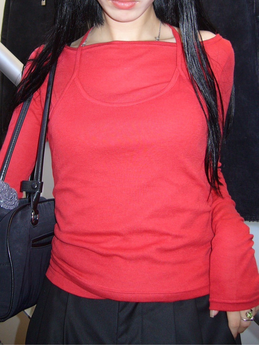 【oaks】2-piece layered long sleeve (3color)