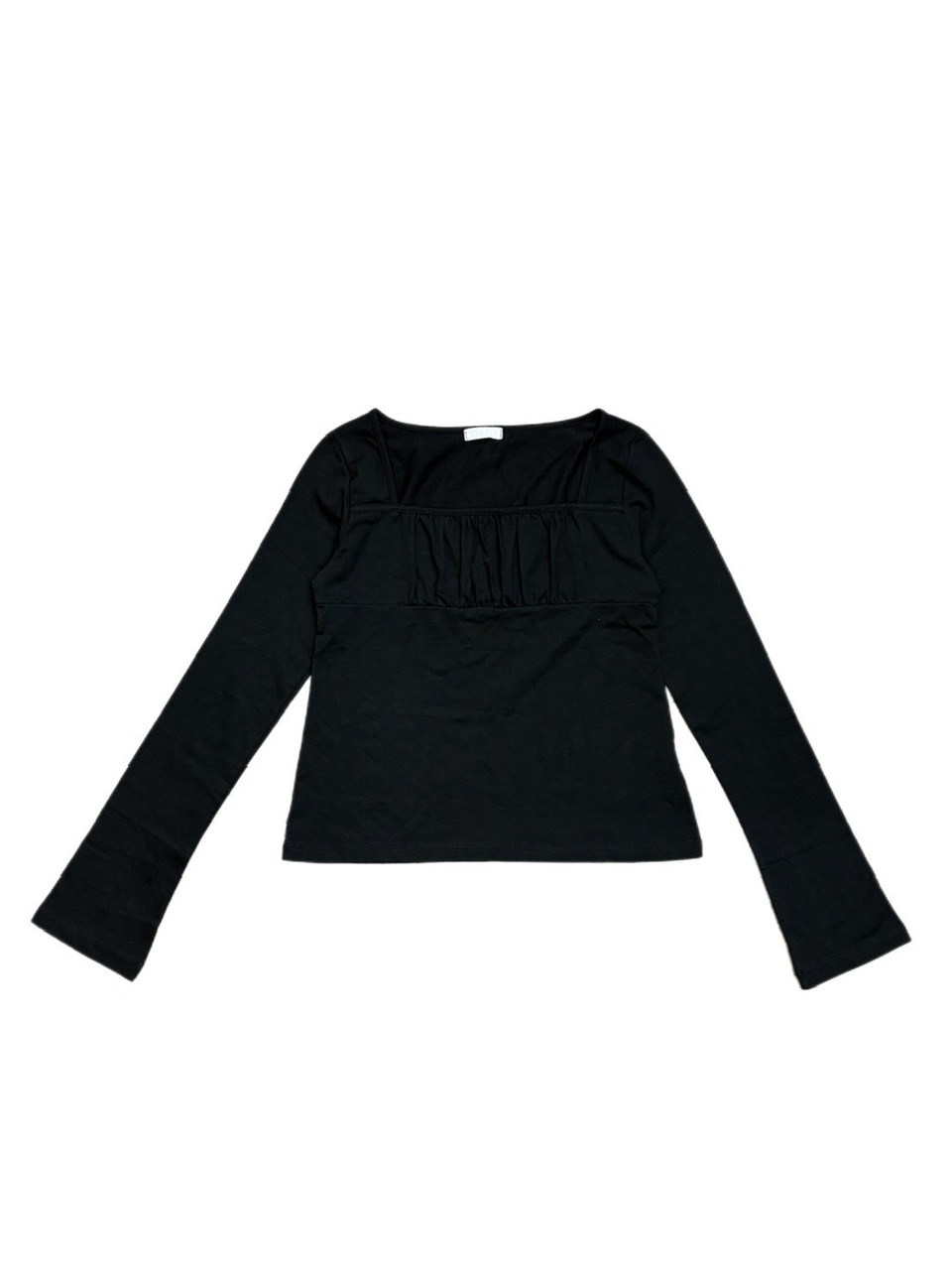 受注制【oaks】shirring long sleeve (3color) / 【オークス