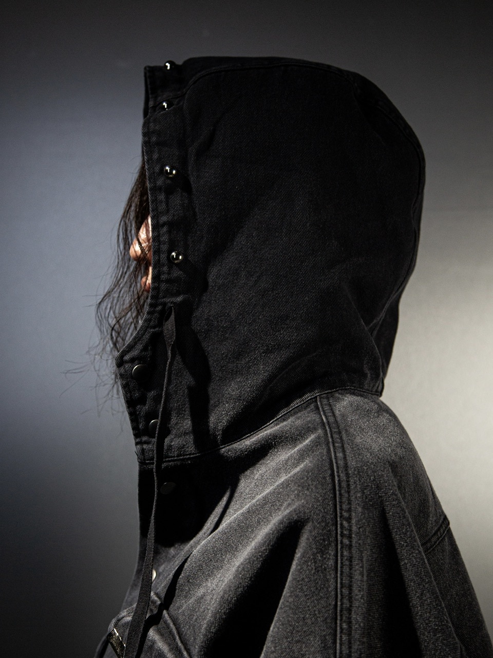 DIG YOUR OWN GRAVE】PAILOT DENIM HOODIE CUSTOM | OUR BRAND