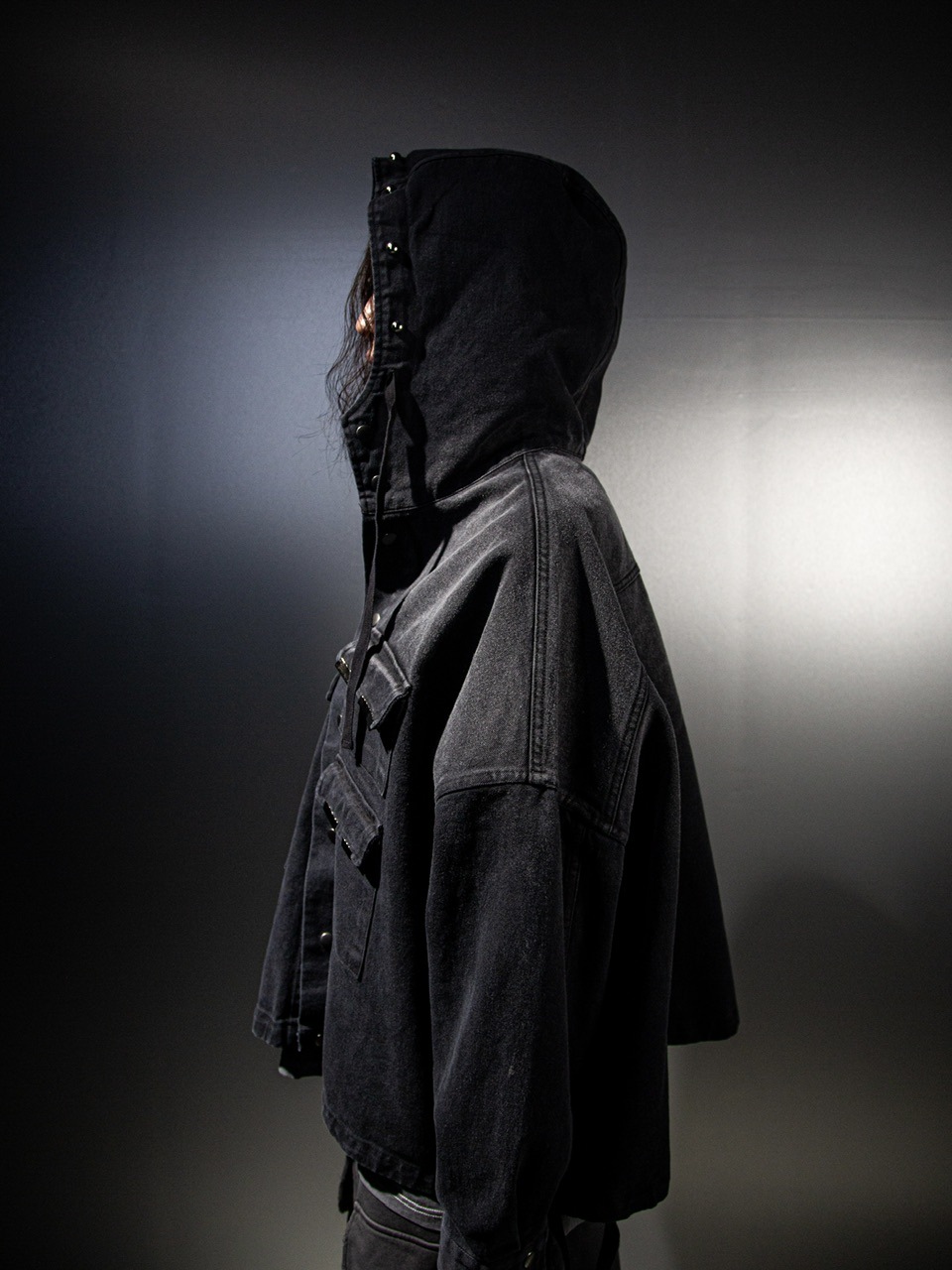 【DIG YOUR OWN GRAVE】PAILOT DENIM HOODIE DIG YOUR OWN GRAVE】PAILOT DENIM HOODIE CUSTOM | OUR BRAND
