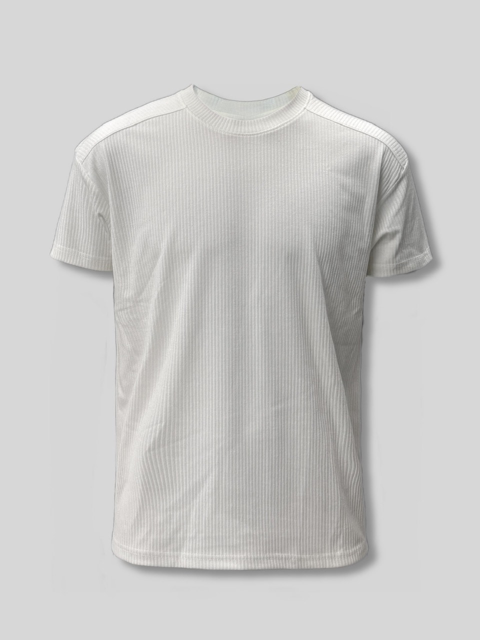 SHISHIKUI RIB TEE / WHITE 新品 東京店WEB限定受注制【Chikashitsu +】cropped rib knit tee