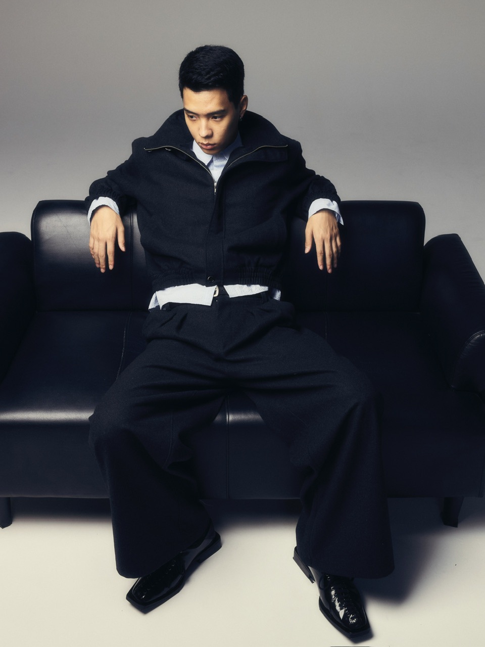 CS】wool high neck jacket | OUR BRAND,Chikashitsu +,CS | PRESSING