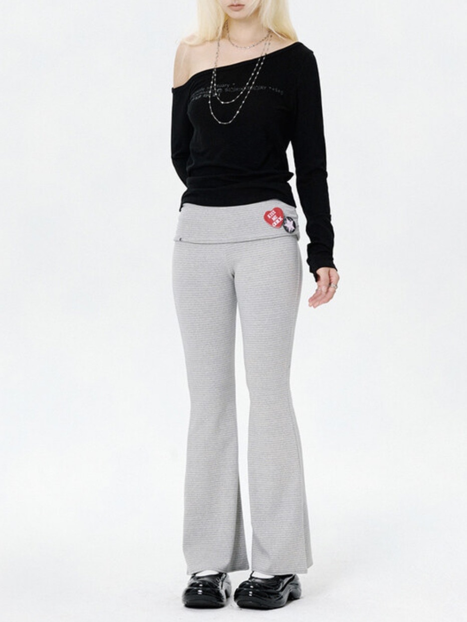 【runningHIGH】FOLDING WAIST EASY PANTS / 【ランニングハイ】フォールディングウエストイージーパンツ