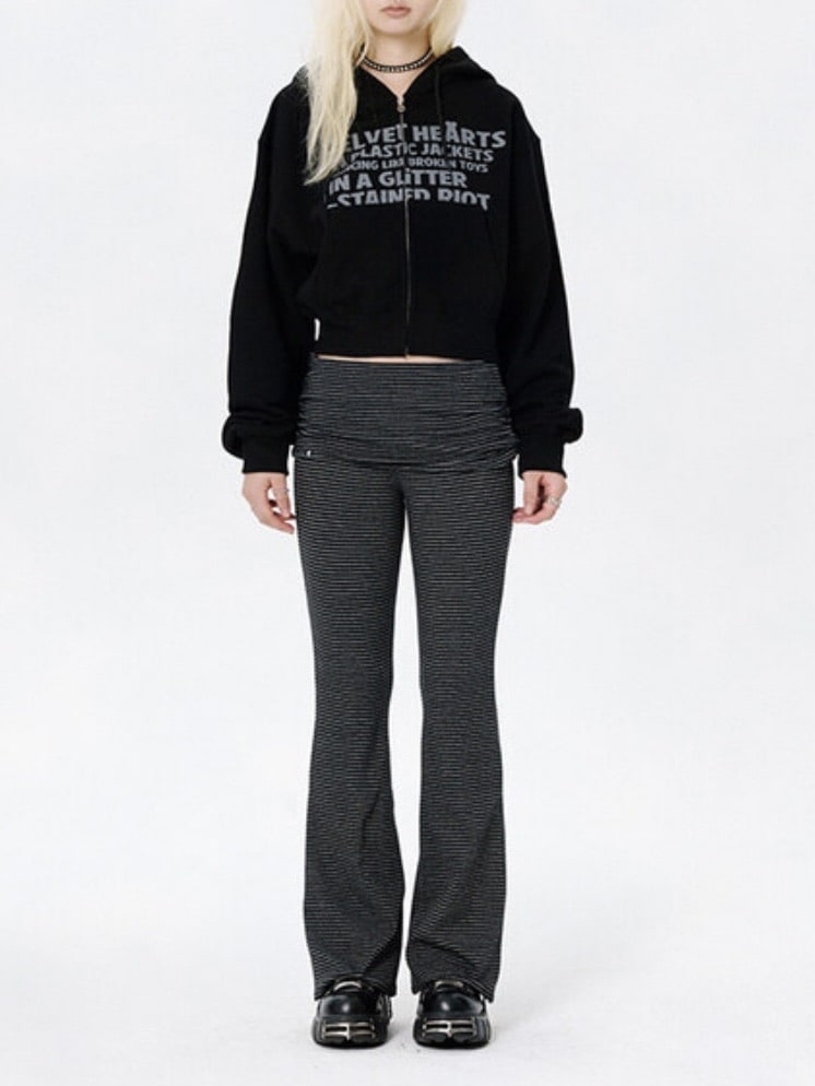 【runningHIGH】FOLDING WAIST EASY PANTS / 【ランニングハイ】フォールディングウエストイージーパンツ