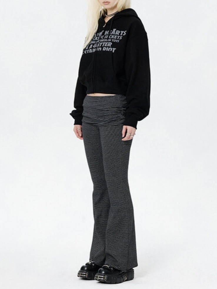 【runningHIGH】FOLDING WAIST EASY PANTS / 【ランニングハイ】フォールディングウエストイージーパンツ